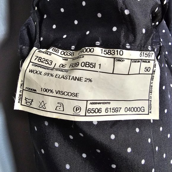 Vintage Moschino Wool Striped Blazer and Pants - Picture 5 of 11